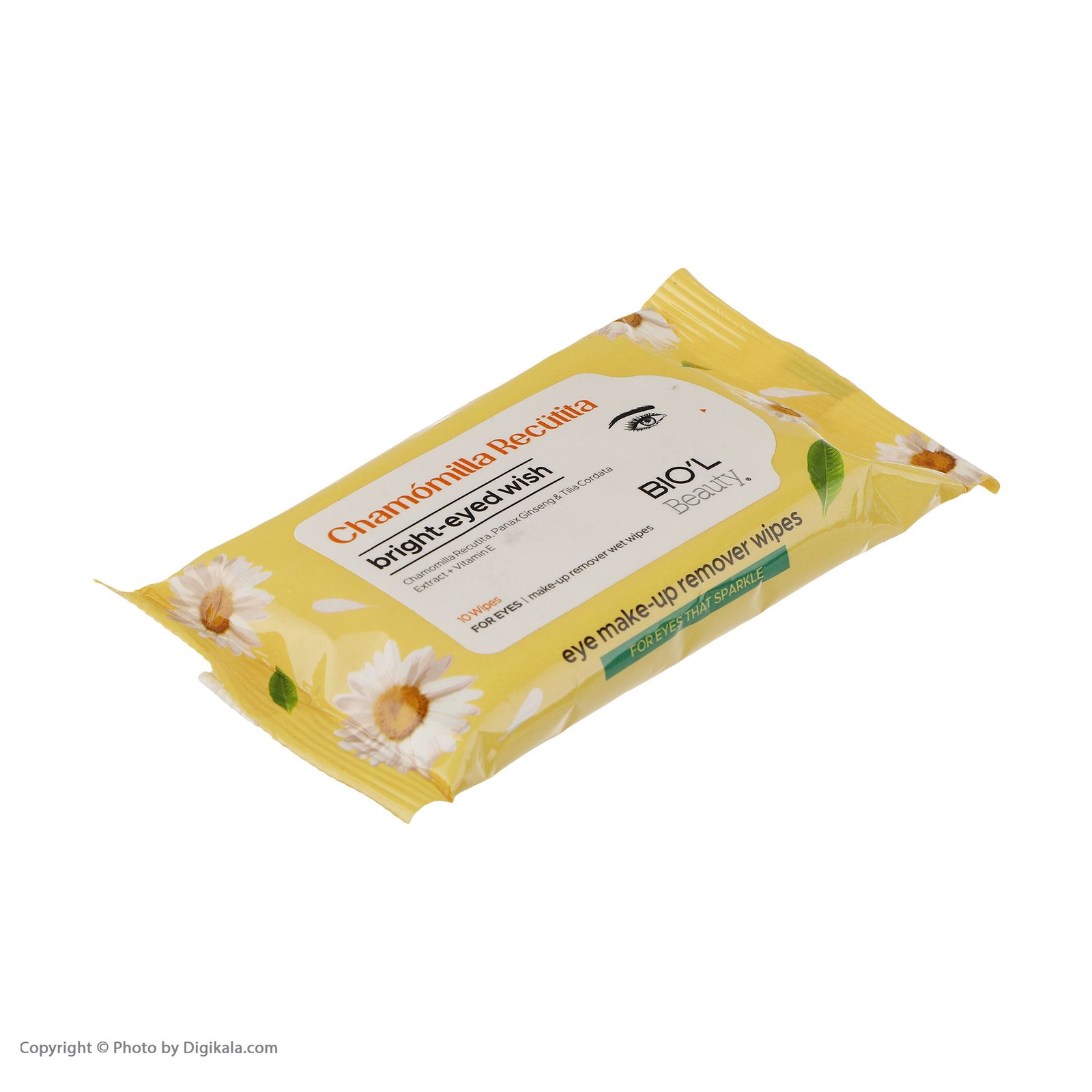 دستمال مرطوب بیول مدل Chamomilla Recutita بسته 10 عددی -  - 4
