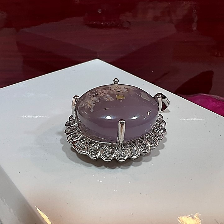 آویز گردنبند نقره زنانه مدل شجر بهاری کد glsr-25700