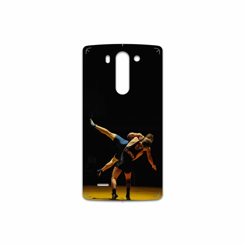 برچسب پوششی ماهوت مدل Wrestling مناسب برای گوشی موبایل ال جی G3 Beat