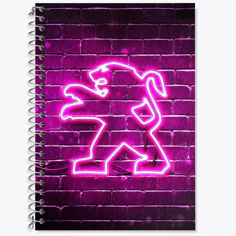 دفتر لغت 50 برگ خندالو مدل پژو Peugeot کد 23645