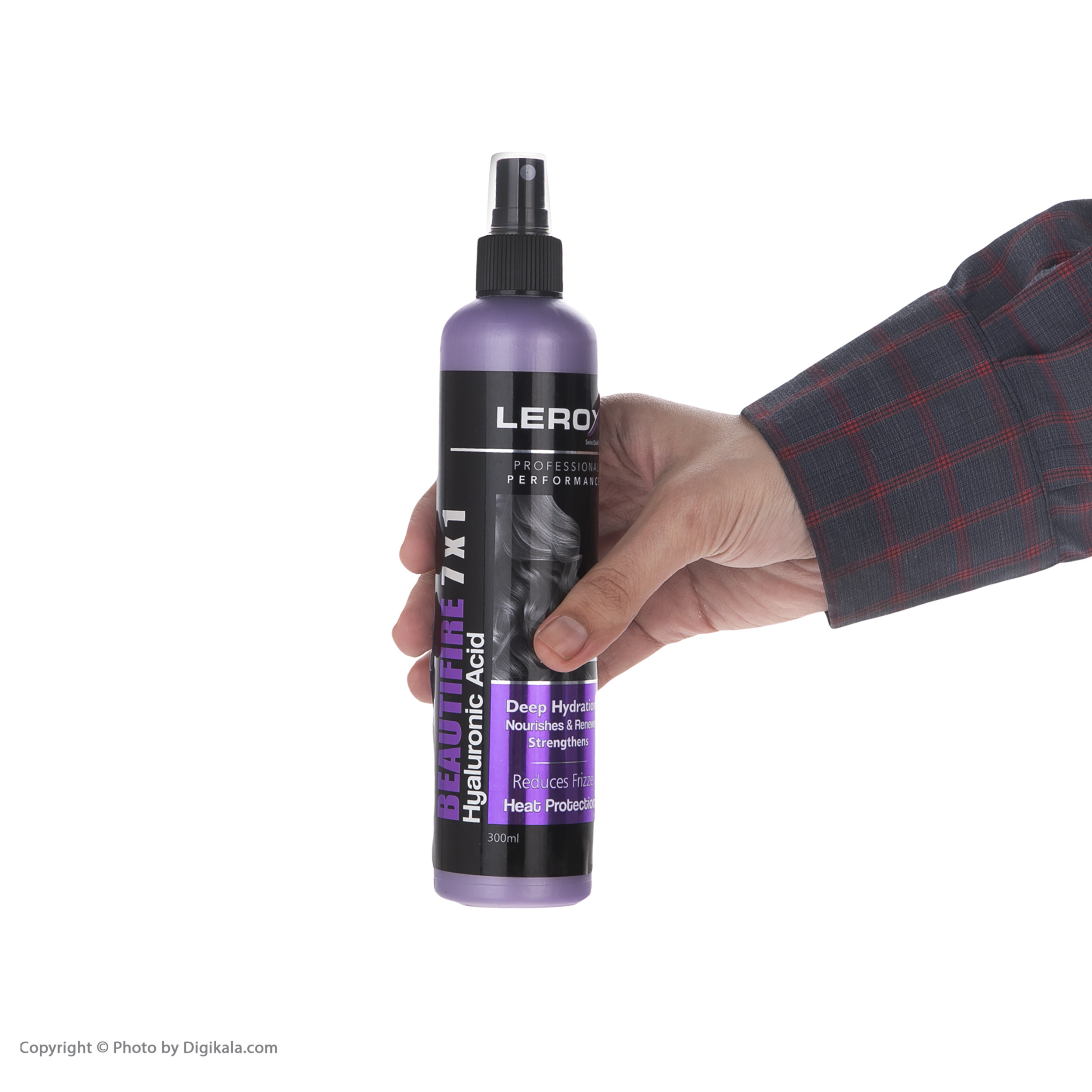 اسپری نرم کننده و ضد وزی موی سر لروکس مدل بیوتی فایر حجم 300 میلی لیتر