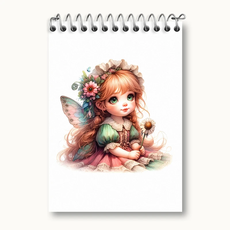 دفتر یادداشت 50 برگ خندالو طرح دخترانه کد N5562