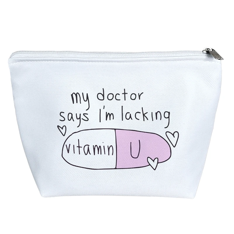 کیف لوازم آرایش دخترانه خندالو مدل Love کد 8340