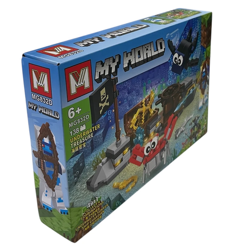 ساختنی ۱۳۸ تکه ام مدل ماینکرافت