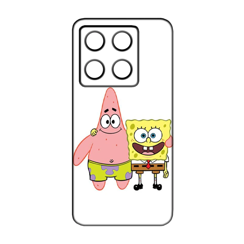 کاور طرح باب اسفنجی کد 190 مناسب برای گوشی موبایل شیائومی 14T Pro