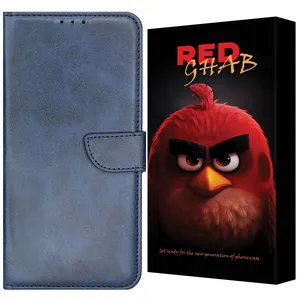 RED Ghab KKR Magnetic Wallet Case Cover For Xiaomi Redmi Note 10 Pro / Redmi Note 10 Pro India / Redmi Note 10 Pro Max