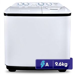 ماشین لباسشویی دو قلو 9.6 کیلوگرم نیمه‌اتوماتیک پاکشوما مدل NA9