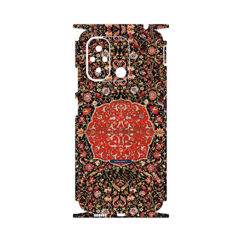 برچسب پوششی ماهوت مدل Persian_Carpet_Red-FullSkin مناسب برای گوشی موبایل شیائومی Redmi 12C