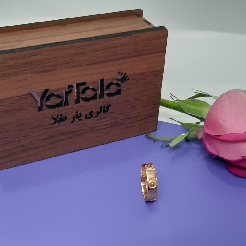 انگشتر طلا 18 عیار زنانه گالری یارطلا کد ANK01-16 - 5
