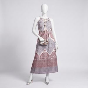 پیراهن ساحلی یقه بندی زنانه افراتین مدل 9607
