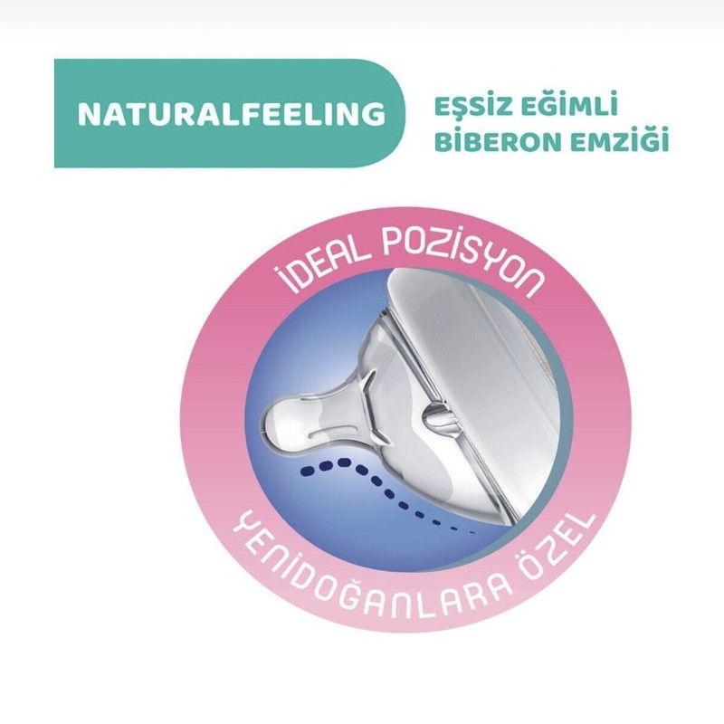 شیشه شیر چیکو مدل Natural ظرفیت 150 میلی لیتر