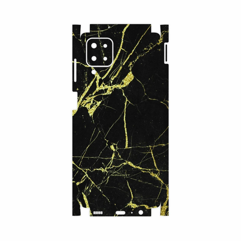 برچسب پوششی ماهوت مدل Graphite-Gold-Marble-FullSkin مناسب برای گوشی موبایل سامسونگ Galaxy M12