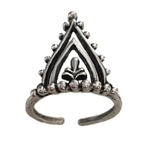 بند انگشتی زنانه مدل تاج کد a270