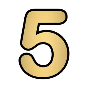 تابلو نشانگر مستر راد طرح پلاک واحد شماره 5 کد B-G 05