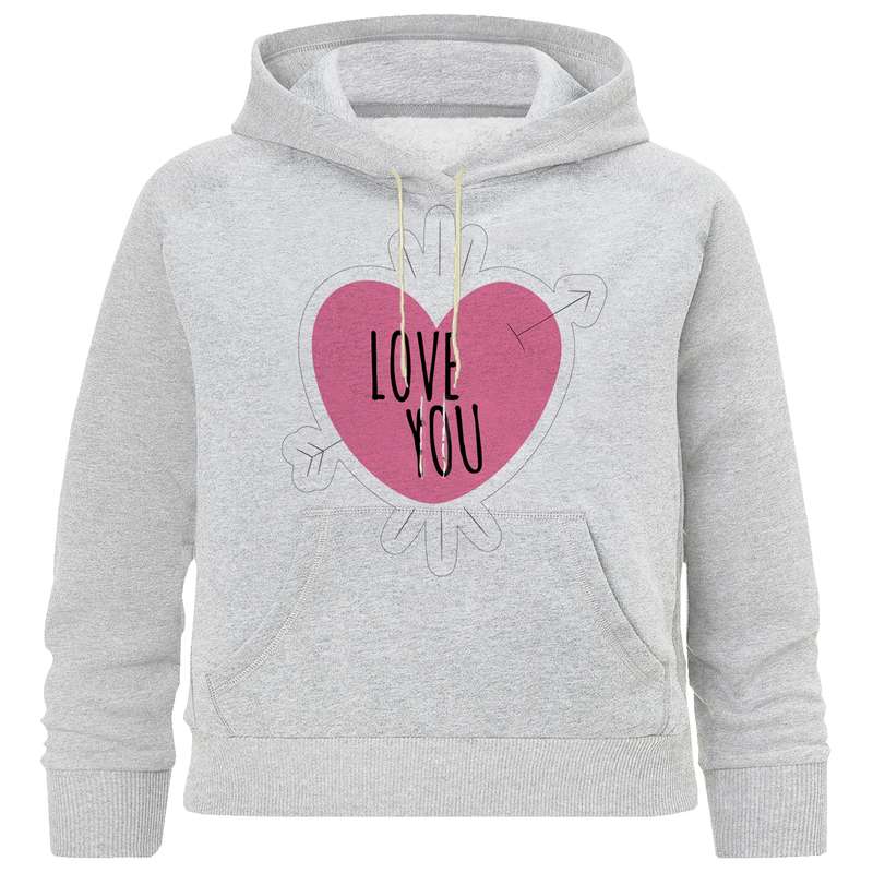 هودی دخترانه مدل M 186 قلب