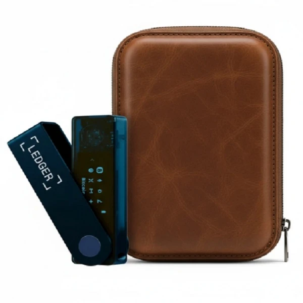 کیف پول سخت افزاری لجر مدل Nano x به همراه کیف محافظ