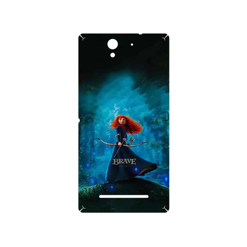 برچسب پوششی ماهوت مدل Brave مناسب برای گوشی موبایل سونی Xperia C3 Dual