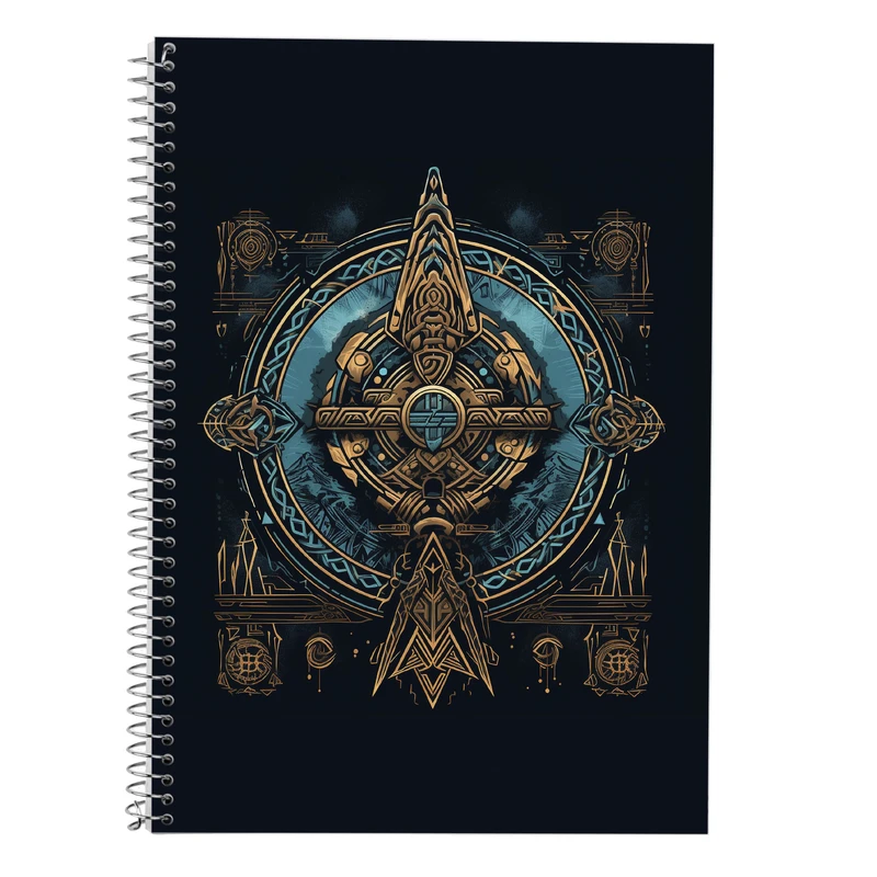 دفتر زبان 50 برگ مدوپد مدل دوخط طرح  ارباب حلقه ها The Lord of the Rings کد DF3002