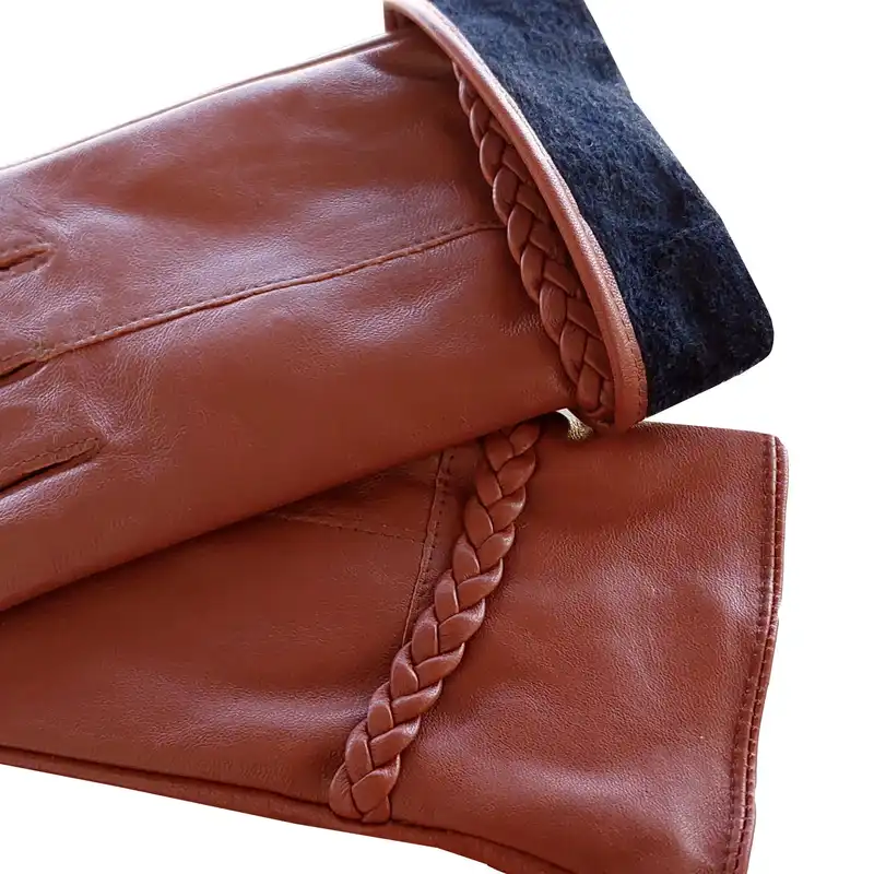 دستکش زنانه پاتن چرم آفتاب مدل DM 406