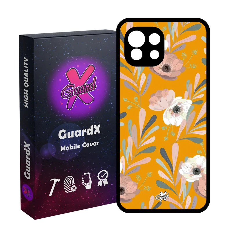کاور گارد ایکس طرح Flower مدل Glass10647 مناسب برای گوشی موبایل شیائومی  MI 11 Lite