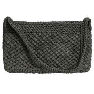 کیف بافتنی مدل مکرومه کد KBM01