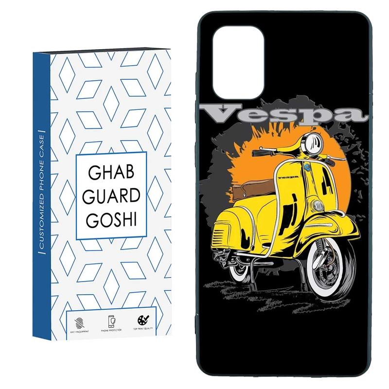 کاور قاب گارد گوشی طرح موتور وسپا کد TPU-161 مناسب برای گوشی موبایل سامسونگ  GALAXY A71