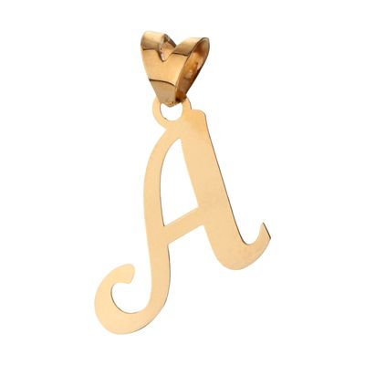 نقد و بررسی آویز گردنبند طلا 18 عیار زنانه مایا ماهک مدل MM1643 طرح حرف لاتین A توسط خریداران