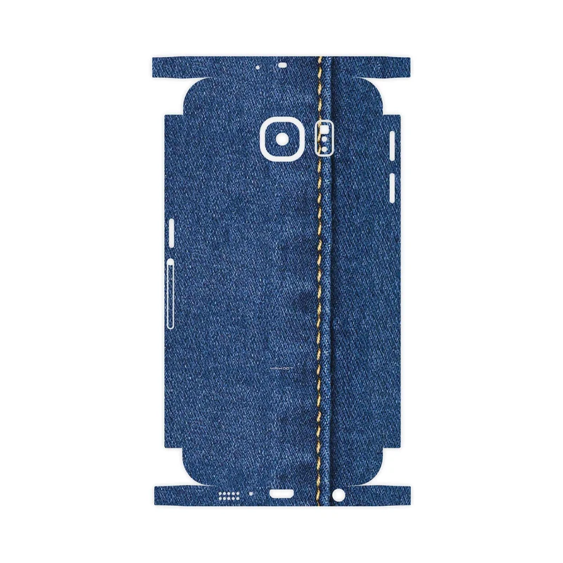 برچسب پوششی ماهوت مدل Fabric Texture 8-FullSkin مناسب برای گوشی موبایل سامسونگ Galaxy S6 Edge