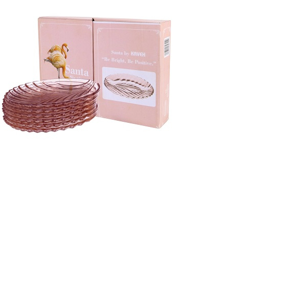 پیش دستی بلور کاوه مدل سانتا بسته 6 عددی