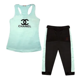 ست تاپ و شلوارک ورزشی زنانه مدل CH1400