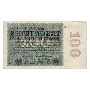 اسکناس تزئینی مدل کشور آلمان 100 مارک 1923 میلادی