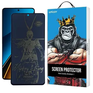 Epicoy wukong privacy Glass Screen Protector For XiaomiPoco X6 Pro 5G/ X6 Neo/ M6 Pro 4G