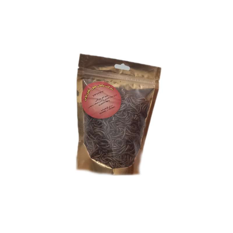 غذای خشک پرنده ماهان طیور مدل کرم میلورم کد M85g وزن 85گرم 