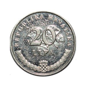 سکه تزیینی طرح 20 لیپای کرواسی مدل 2007