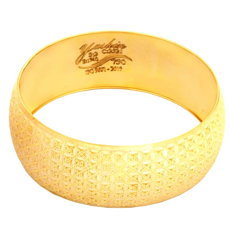 النگو طلا 18 عیار زنانه طلای مستجابی مدل یاشین2521 کد S2 النگو طلا 18 عیار زنانه طلای مستجابی مدل یاشین2521 کد S2