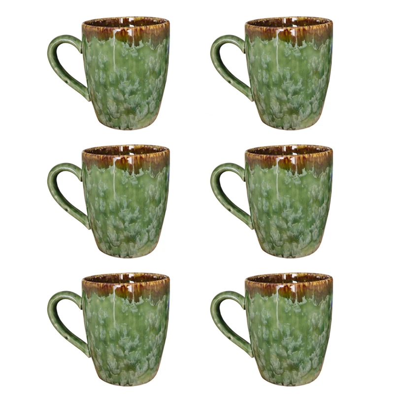 لیوان سفالی مدل کهکشانی بسته ۶ عددی