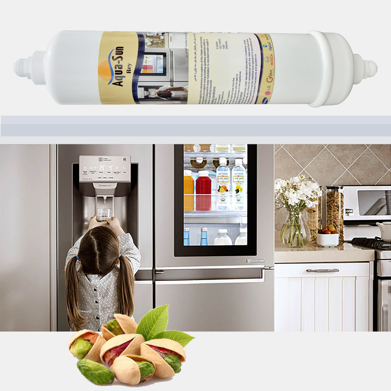 فیلتر یخچال ساید بای ساید آکوا سان ری مدل Aq-100 مجموعه 2 عددی