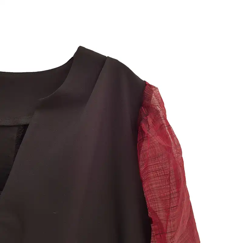 پیراهن زنانه مدل یلدایی ساده -400 رنگ مشکی