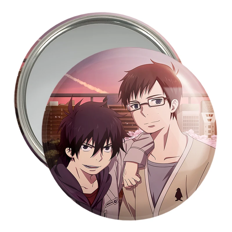 آینه جیبی خندالو مدل یوکیو و رین انیمه جنگیر آبی  کد 16376