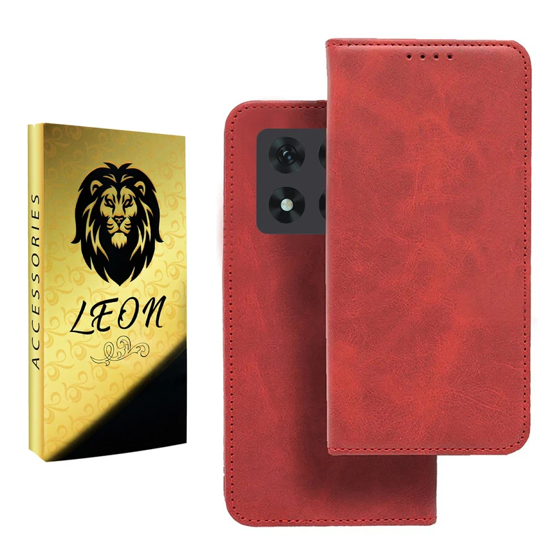 کیف کلاسوری لئون مدل Spork Yo مناسب برای گوشی موبایل شیائومی Redmi Note 14 Pro 4G