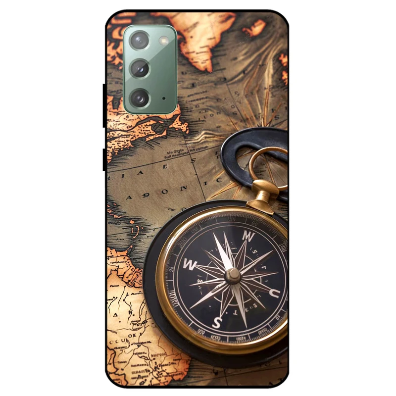 کاور مگافون طرح نقشه مدل 7397 مناسب برای گوشی موبایل سامسونگ Galaxy Note 20         