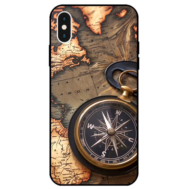 کاور مگافون طرح نقشه مدل 7397 مناسب برای گوشی موبایل اپل iPhone Xs Max               