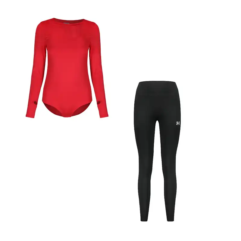 ست بادی آستین بلند و لگینگ ورزشی زنانه مدل 102-4104