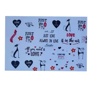 استیکر طراحی ناخن مدل Ghalb