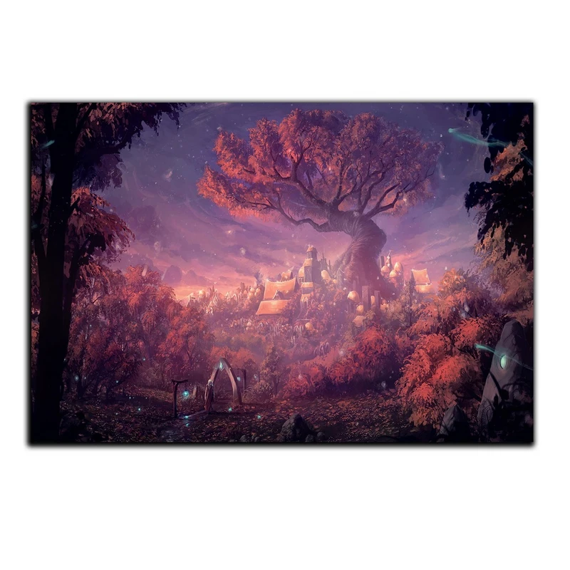 تابلو شاسی بکلیت طرح جنگل اسرار آمیز مدل SH-S5315