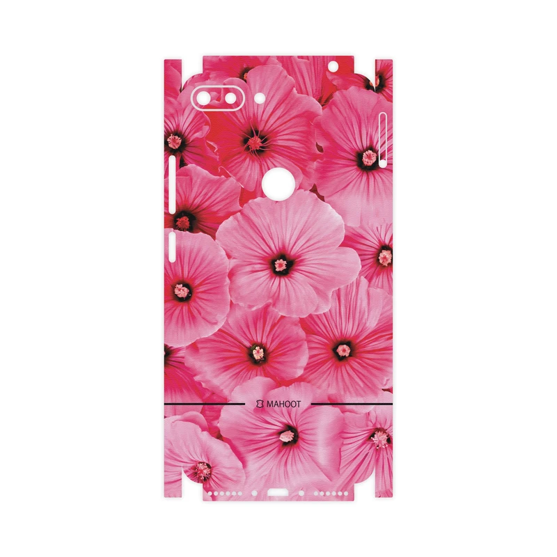 برچسب پوششی ماهوت مدل Pink-Flower-FullSkin مناسب برای گوشی موبایل جی پلاس T10