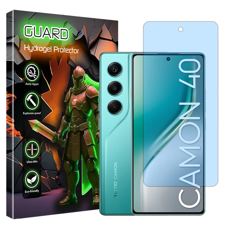 محافظ صفحه نمایش آنتی بلو گارد مدل هیدروژلی مناسب برای گوشی موبایل تکنو Camon 40