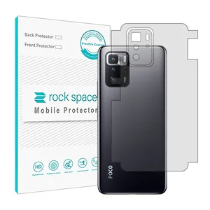 Transparent Rockspace HyGEL phone back protector suitable for Xiaomi Poco X3 GT mobile phone