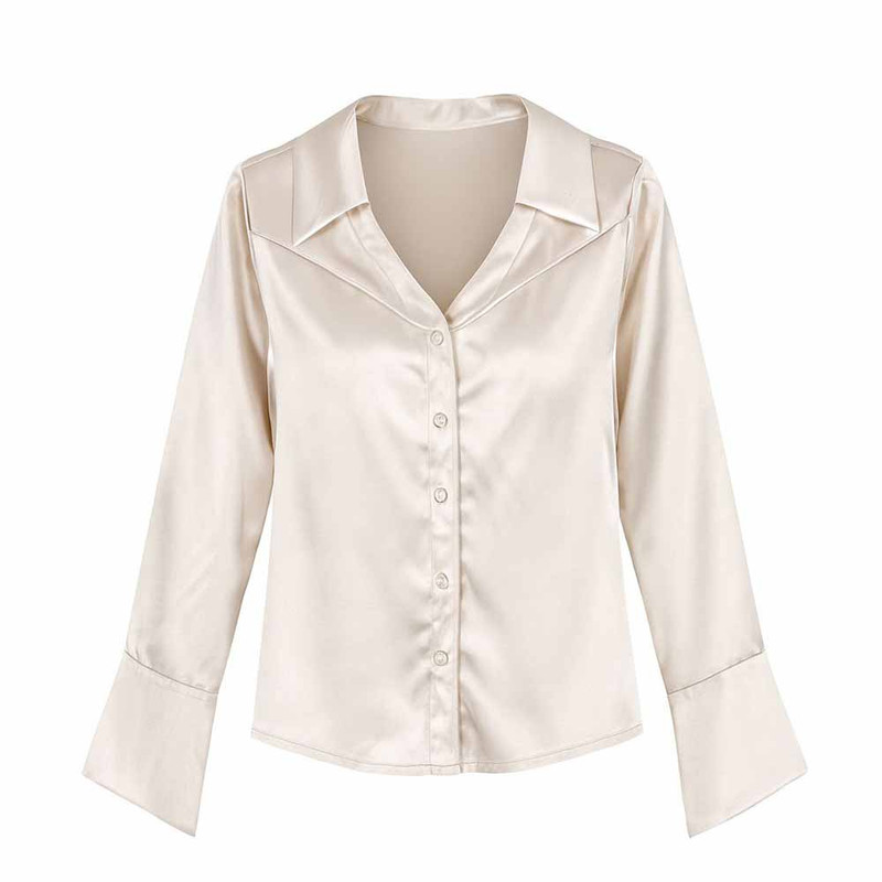 شومیز آستین بلند یقه برگردان زنانه مدل ZZZZZZ456