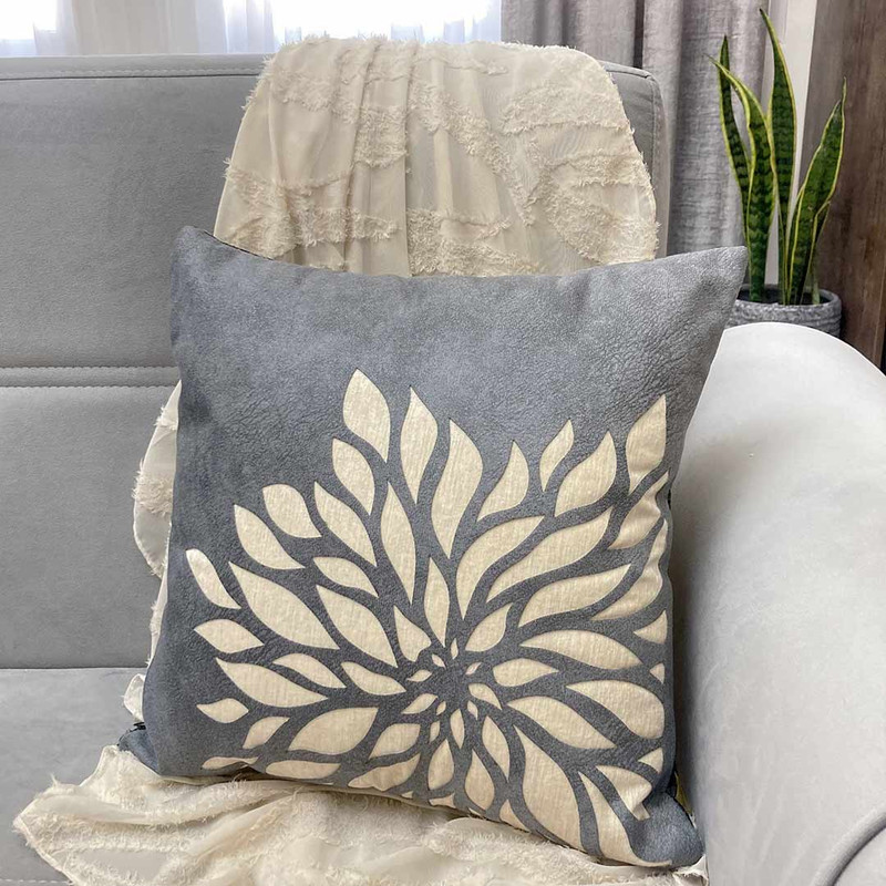 کاور کوسن مدل مخمل دولایه کد M2